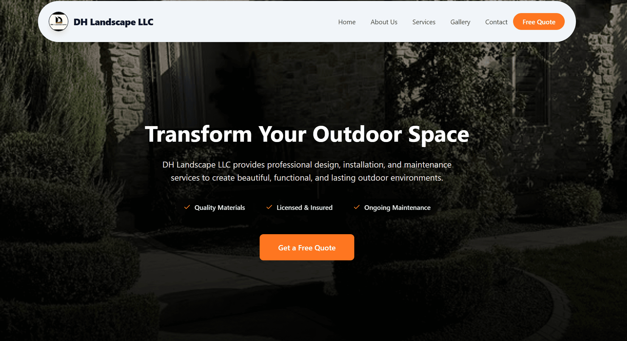 A website built with Faralta