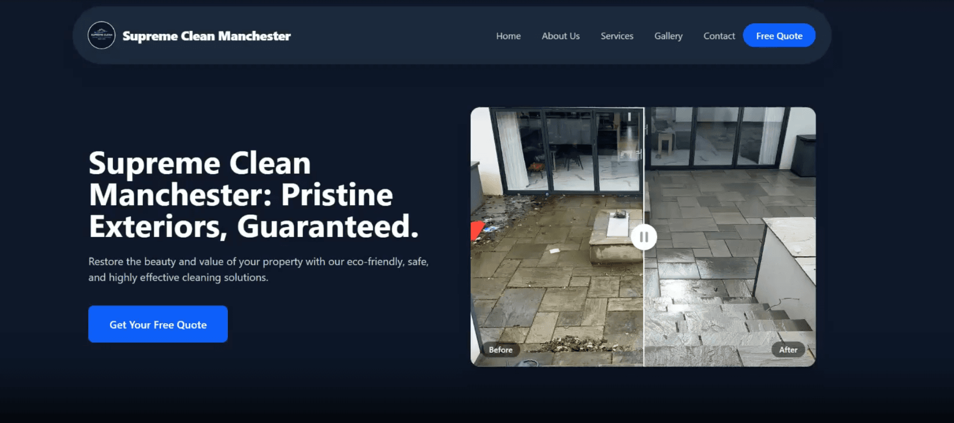 A website built with Faralta