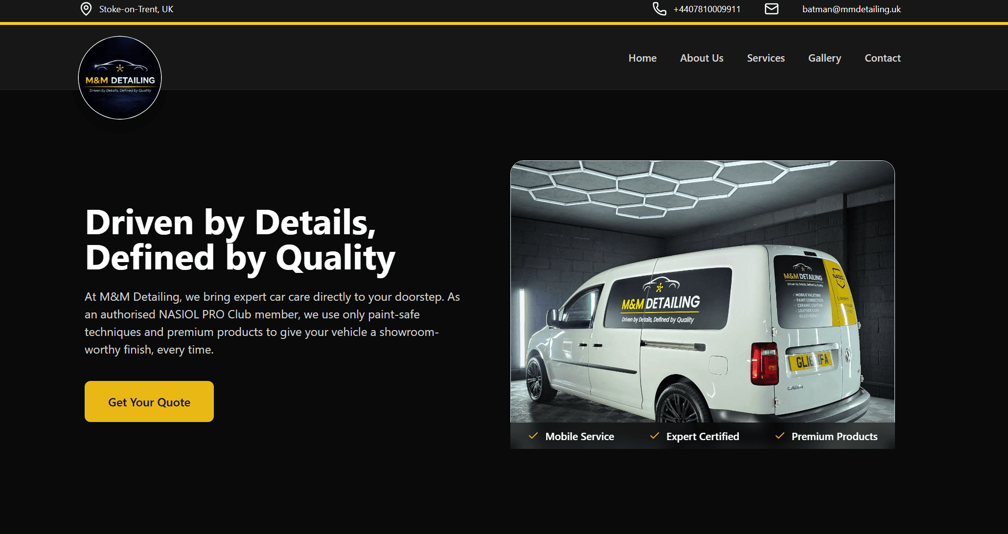 A website built with Faralta