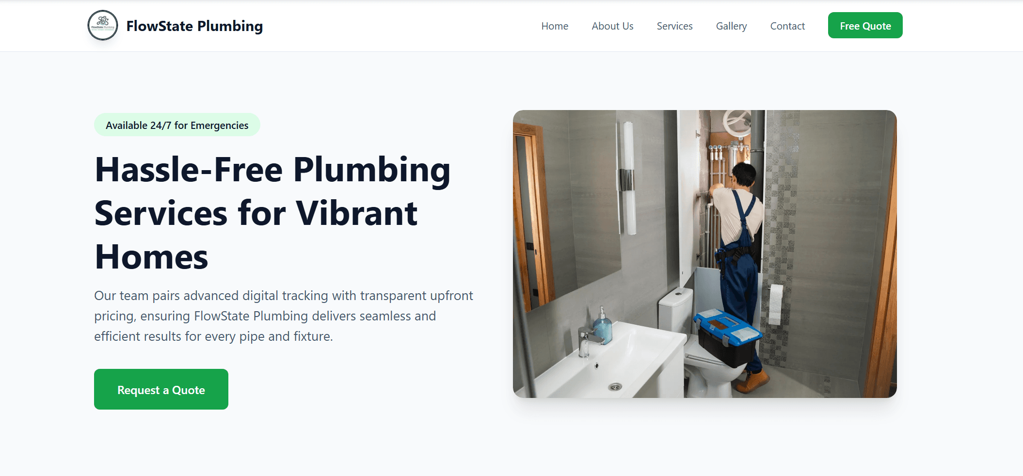 A website built with Faralta